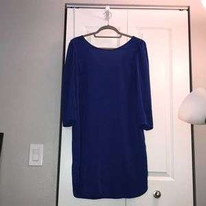 Royal blue shift dress 14